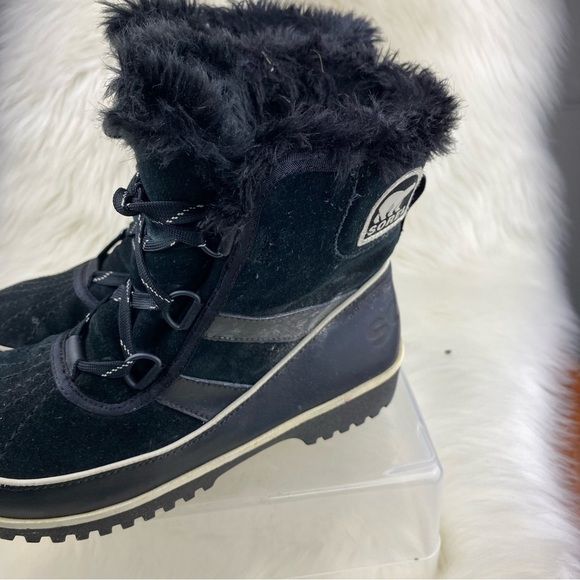 SOREL TIVOLI ll MID CALF FAUX FUR WOMAN BOOTS SIZE 7 - Picture 6 of 12